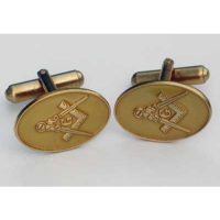 Botões de Punho Esquadro e Compasso