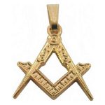 Pendente Esquadro e Compasso