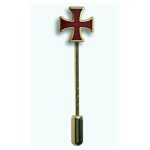 Alfinete com Cruz Templária
