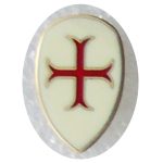 Pin Escudo com Cruz Templária