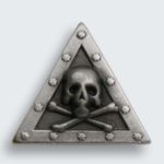 Pin Triângulo "Skull & Bones"