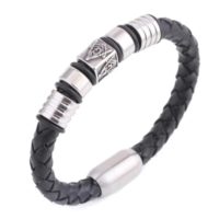 Bracelete com Esquadro e Compasso