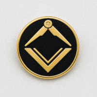 Pin010 Pin Esquadro e Compasso